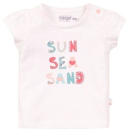 Dirkje dievčenské tričko Sun, Sea, Sand VD0201 68 biela